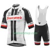 Fietskleding (Fietsshirt + Korte Koersbroek) 2018 Team Sunweb N001